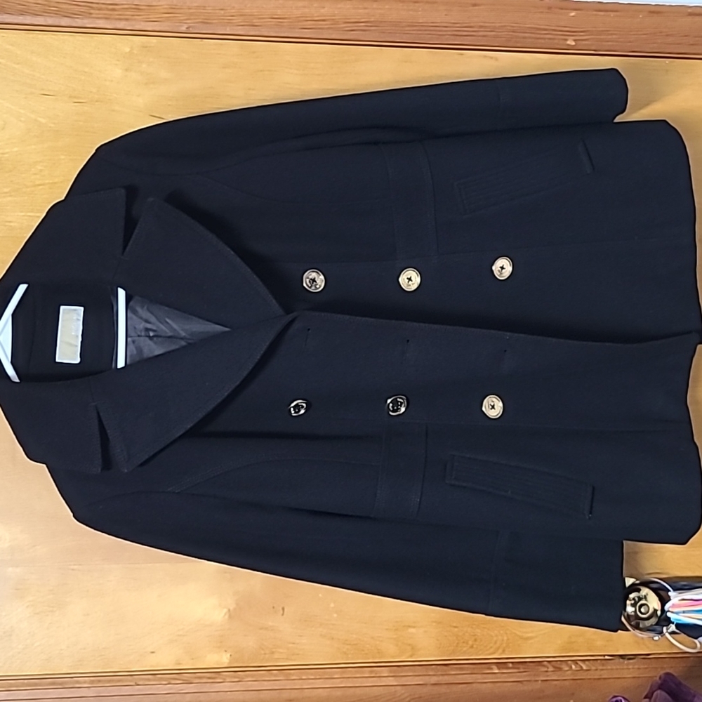 Michael Kors Large Black Peacoat